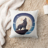 Wolf Kissen (Decke)