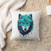 Wolf Kissen (Decke)