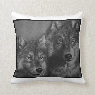 Wolf-Kissen Kissen