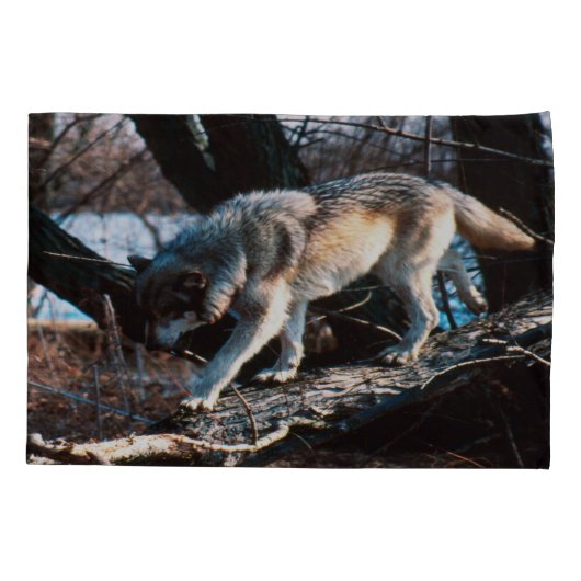 Wolf Kissenbezug (Rückseite)