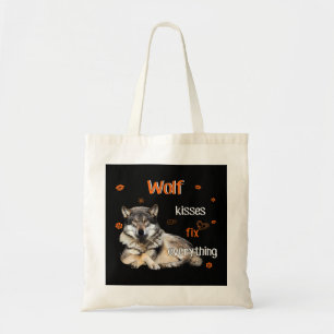Wolf kisses reparieren alles Nur ein Mädchen, die  Tragetasche