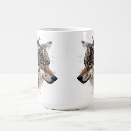 Wolf-Klassische Tasse (Mittel)