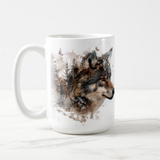 Wolf-Klassische Tasse (Links)