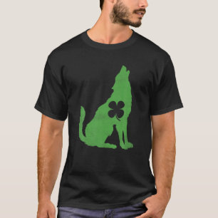 Wolf Kleeblatt St. Patrick's Day Gift Irish Saint  T-Shirt