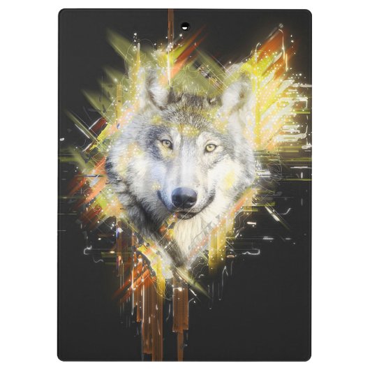 Wolf Klemmbrett (Rückseite)