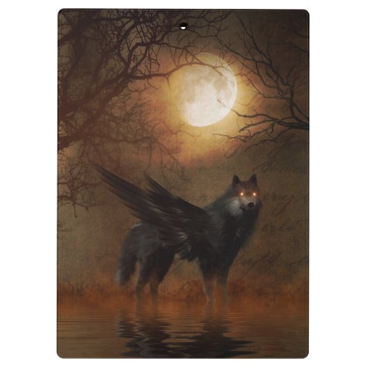 Wolf Klemmbrett (Rückseite)