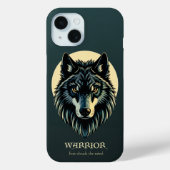 Wolf konfrontiert Krieger fenrir nordischen iPhone Case-Mate iPhone Hülle (Rückseite)