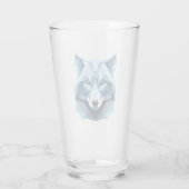 Wolf-Kopf Glas (Rückseite)