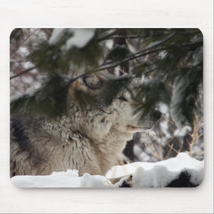 Wolf-Kopf Mousepad