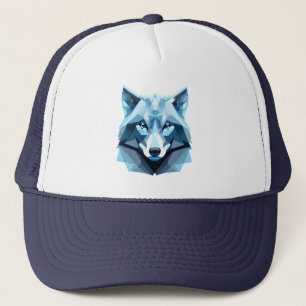 Wolf-Kopf Truckerkappe