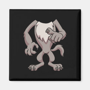 Wolf-Kostüm zu Halloween Werewolf Tiercosplay Magnet