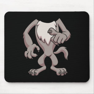 Wolf-Kostüm zu Halloween Werewolf Tiercosplay Mousepad
