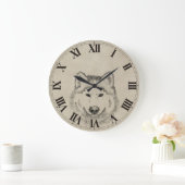 Wolf Kraft Große Wanduhr (Zuhause)