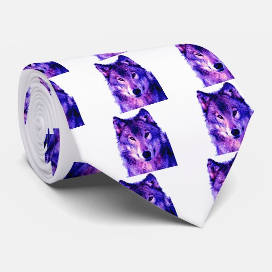 Wolf Krawatte (Gerollt)