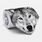 Wolf Krawatte (Gerollt)