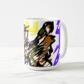 Wolf kühle Freude Kaffeetasse (VorderseiteRechts)