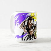 Wolf kühle Freude Kaffeetasse (Vorderseite Links)