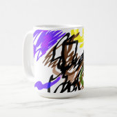 Wolf kühle Freude Kaffeetasse (Vorderseite Links)