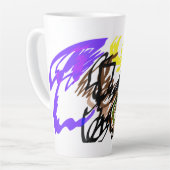 Wolf kühle Freude Milchtasse (Linke Ecke)