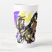 Wolf kühle Freude Milchtasse (Vorderseite)