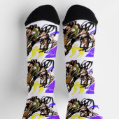 Wolf kühle Freude Socken (Oben)