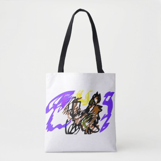 Wolf kühle Freude Tasche (Vorderseite)
