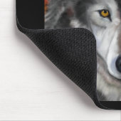 Wolf-Kunst Mousepad (Ecke)