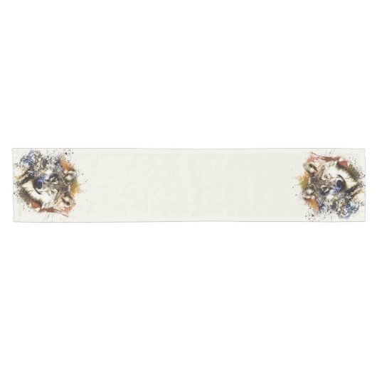 Wolf Kurzer Tischläufer (Horizontal)