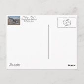 Wolf landschaftliche Wildtiere Realistische Tierku Postkarte (Rückseite)