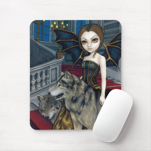 "Wolf-Landsitz" Mousepad (Mit Mouse)