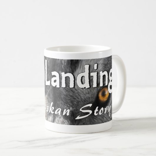 Wolf Landung Alaska Kaffee Tasse (VorderseiteRechts)