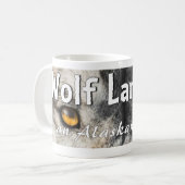 Wolf Landung Alaska Kaffee Tasse (Vorderseite Links)