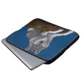 Wolf Laptopschutzhülle (Vorne Knopf)