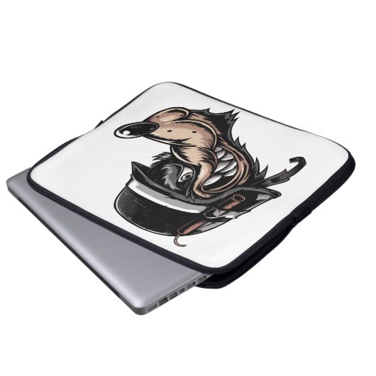 Wolf Laptopschutzhülle (Vorne Knopf)