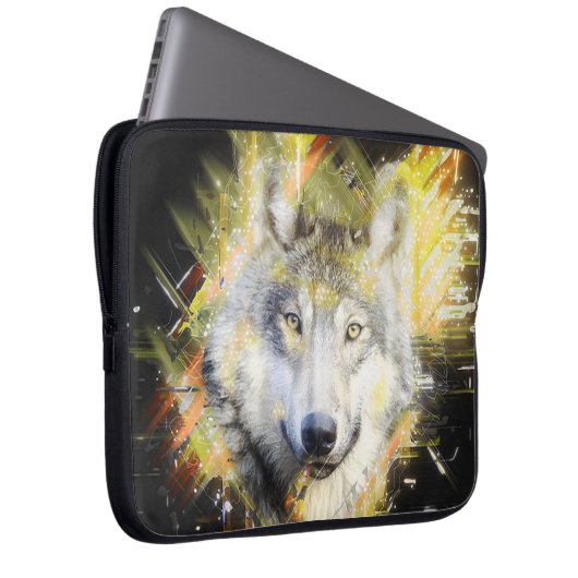 Wolf Laptopschutzhülle (Vorne Rechts)