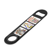 Wolf Larsens Siegel Grill San Francisco Kalifornie Speed Flaschenöffner (Vorderseite Schrägansicht)