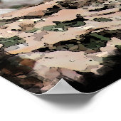 WOLF LATIN QUOTE TERRENE POSTER (Ecke)