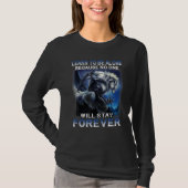 Wolf Learn To Be Alone Because No One Will Stay T-Shirt (Vorderseite)