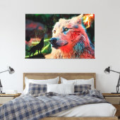 Wolf Leinwanddruck (Insitu (Schlafzimmer))