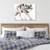 Wolf Leinwanddruck (Insitu (Schlafzimmer))