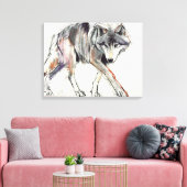 Wolf Leinwanddruck (Insitu (Wohnzimmer))