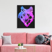 Wolf Leinwanddruck (Insitu (Wohnzimmer))