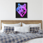 Wolf Leinwanddruck (Insitu (Schlafzimmer))