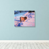 Wolf Leinwanddruck (Insitu (Holzboden))