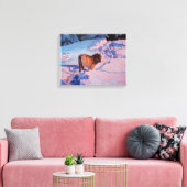 Wolf Leinwanddruck (Insitu (Wohnzimmer))