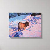 Wolf Leinwanddruck (Vorderseite)