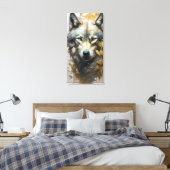 Wolf Leinwanddruck (Insitu (Schlafzimmer))