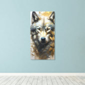 Wolf Leinwanddruck (Insitu (Holzboden))