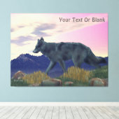 Wolf Leinwanddruck (Insitu (Holzboden))