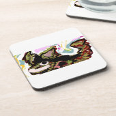 Wolf Liebe Getränkeuntersetzer (Linke Seite)